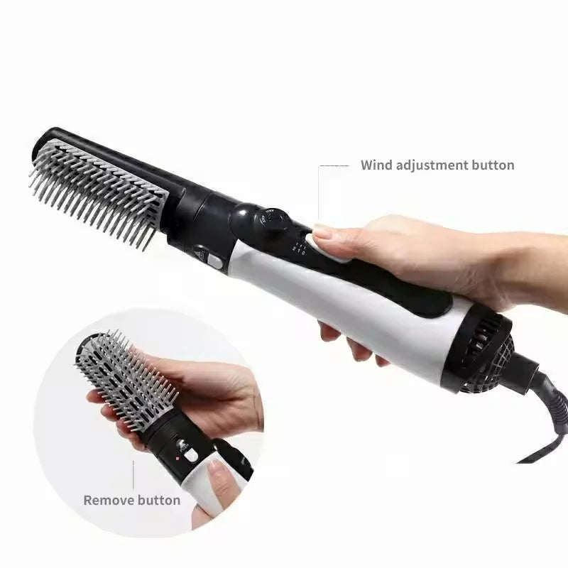 💨✨ Hair Dryer & Hot Air Brush – Επαγγελματικό One-Step Volumizer & Styler ✨💨
