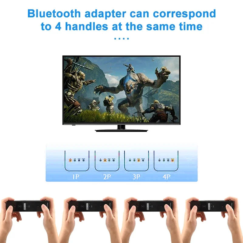 🎮 Wireless Remote Controller + Nunchuck for Nintendo Wii / Wii U | Built-in Motion Plus & Bluetooth | Vibration & Speaker | 3rd Party Controller