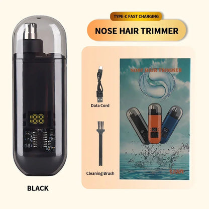 👃✂️ 2 σε 1 Electric Ear & Nose Hair Trimmer – Επαγγελματικό & Ανώδυνο για Άνδρες ✨