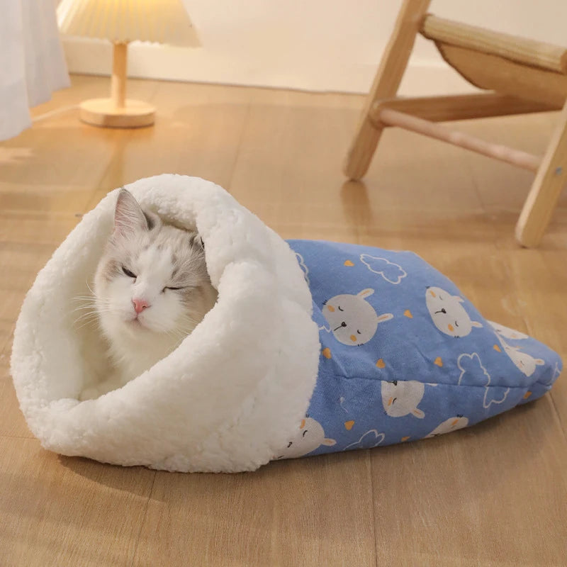 🐱 Αυτοθερμαινόμενο Κρεβατάκι – Cat Self-Heating Plush Bed | Ζεστό, Μαλακό & Άνετο Καταφύγιο για Γάτες έως 7kg
