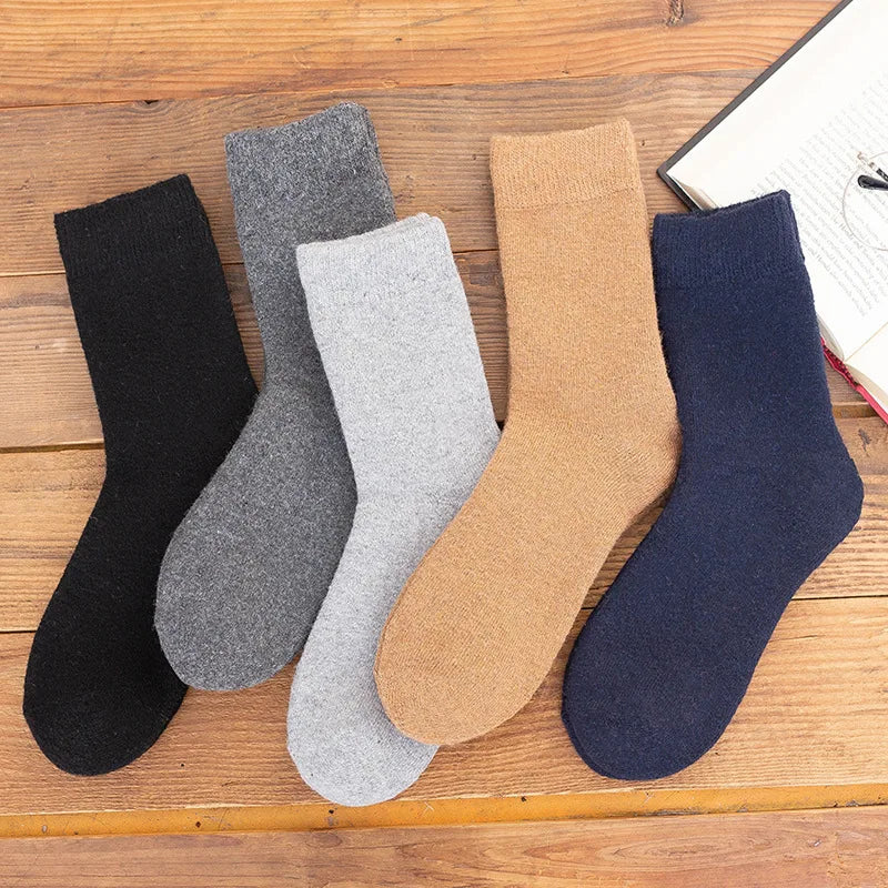 🧦Χειμερινές Κάλτσες Merino Wool – Extra Παχιές & Ζεστές για Άνδρες & Γυναίκες ❄️🔥