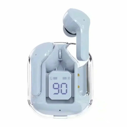 🎧✨ Original T2 Transparent TWS Bluetooth Earbuds – Bluetooth 5.3, HiFi Ήχος & LED Power Display