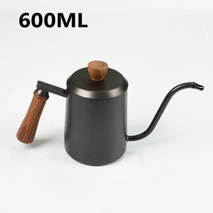 ☕✨ Drip Kettle με Λαιμό Κύκνου – Για Τέλειο Pour Over Καφέ! ✨☕  Drip Kettle Non-stick Stainless Steel