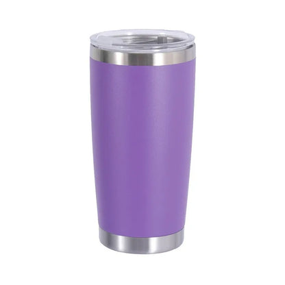 🚗 20oz/590ml Θερμός Κούπα Καφέ & Τσαγιού | Thermo Travel Mug Διπλού Ανοξείδωτου Τοίχου – Hot & Cold Cup