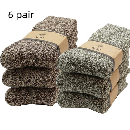 🧦❄️ Ανδρικές Χειμερινές Κάλτσες Merino Wool – Extra Ζεστές & Αντιπαγωτικές (3 Ζευγάρια)