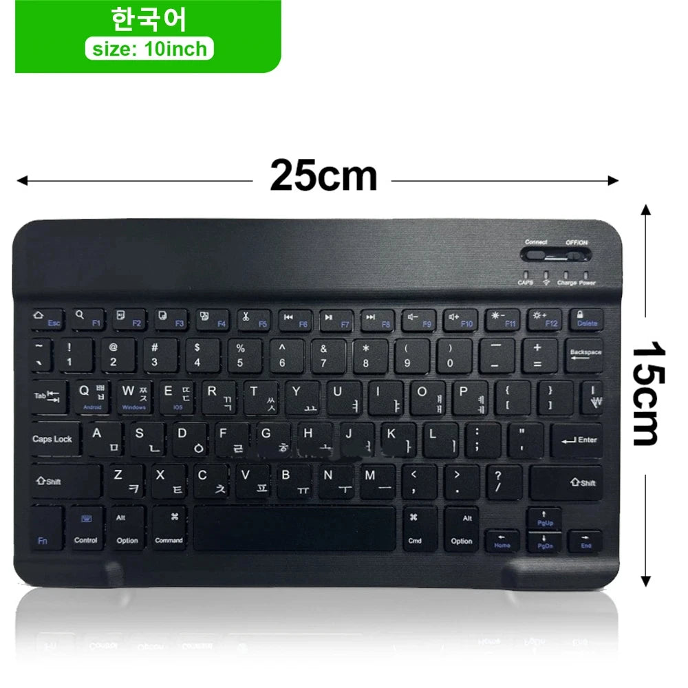 ⌨️🖱️ Bluetooth Wireless Keyboard & Mouse – Συμβατό με iOS, Android, Windows & iPad ✨