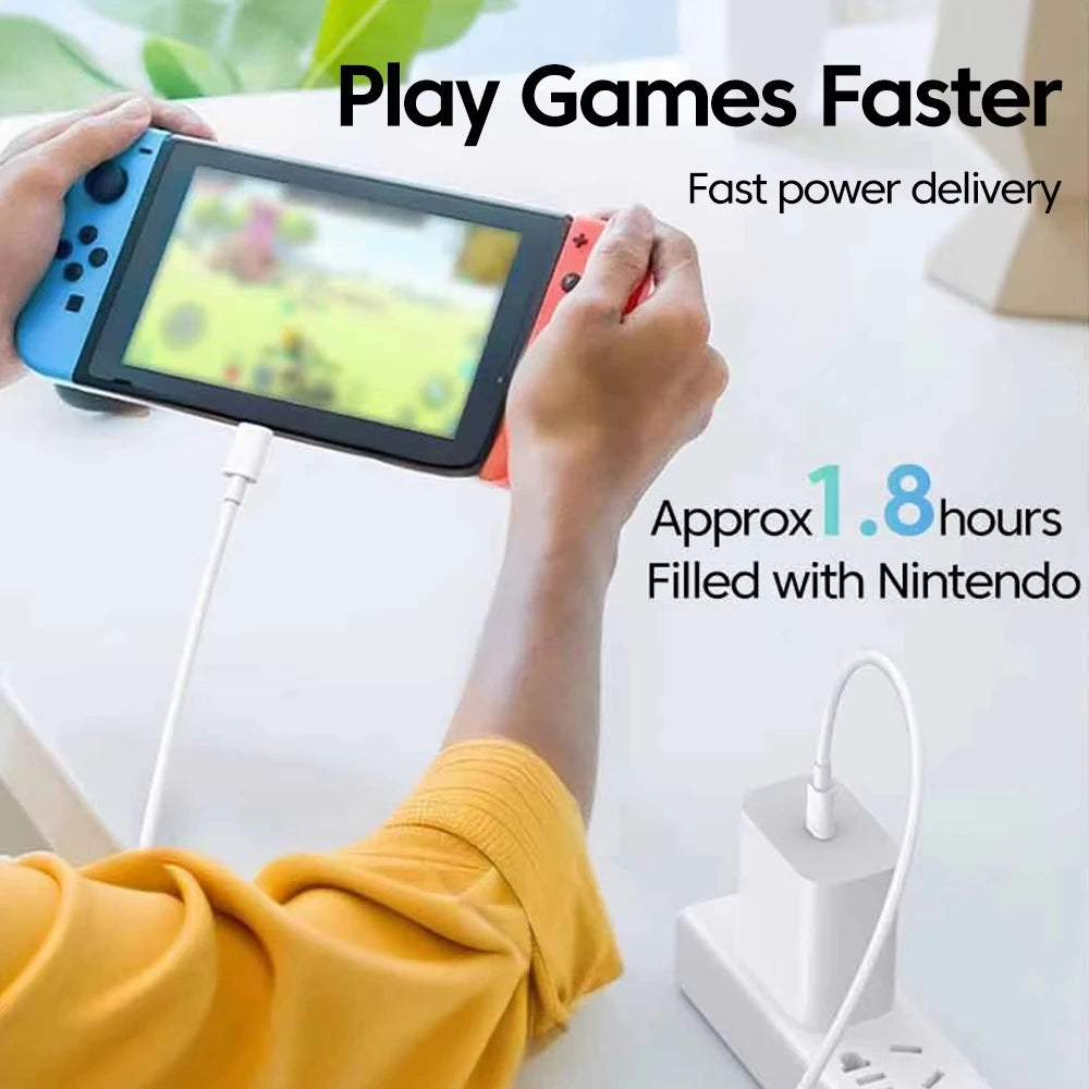 ⚡ NNBILI Σετ 3 Καλώδια Γρήγορης Φόρτισης 120W 10A – PD Dual Type-C, Fast Charge & Data Sync 🚀