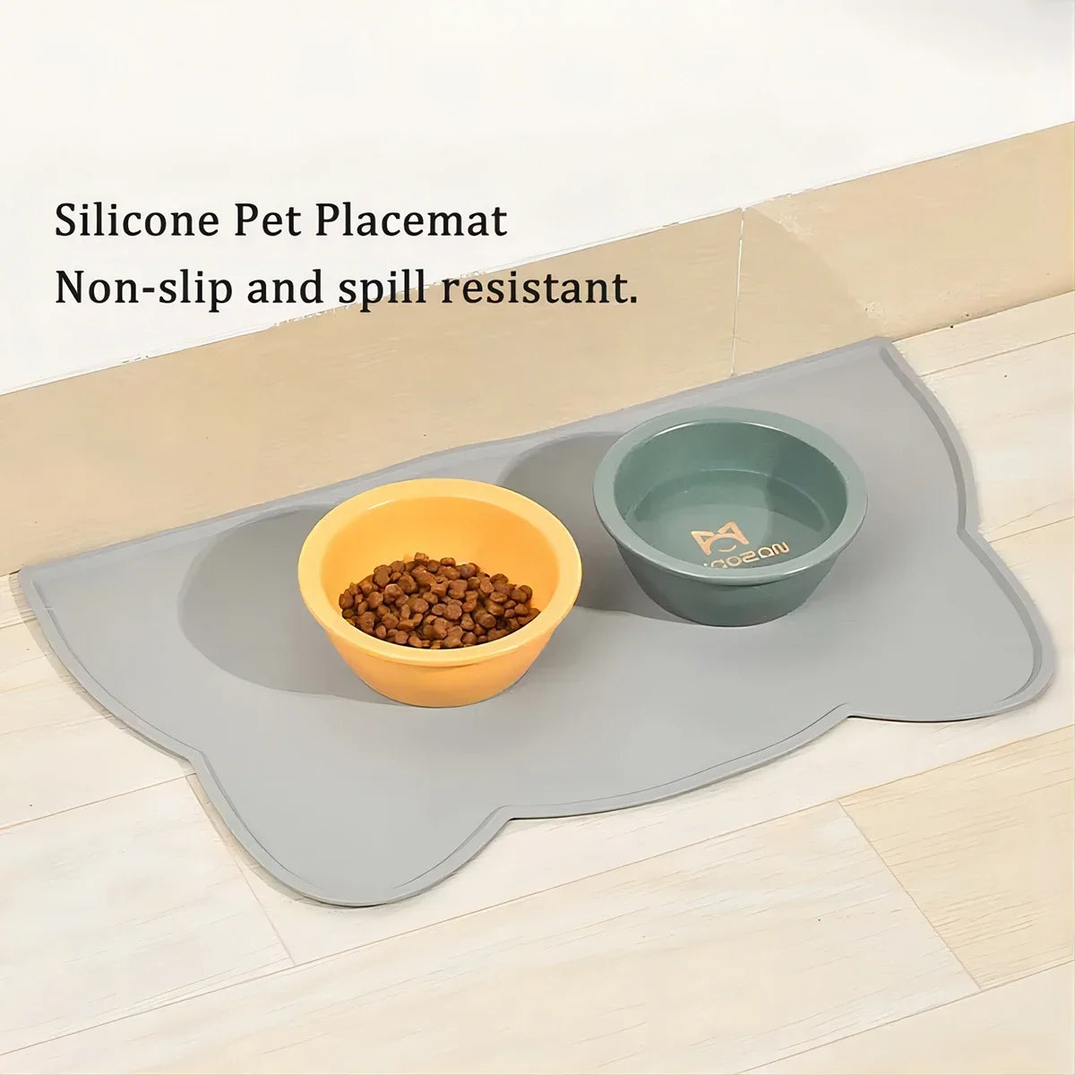 🐾 Σιλικονούχο Pad Φαγητού για Κατοικίδια – Pet Silicone Food Mat | Αδιάβροχο, Αντιολισθητικό & Εύκολο στο Καθάρισμα | Για Γάτες & Σκύλους