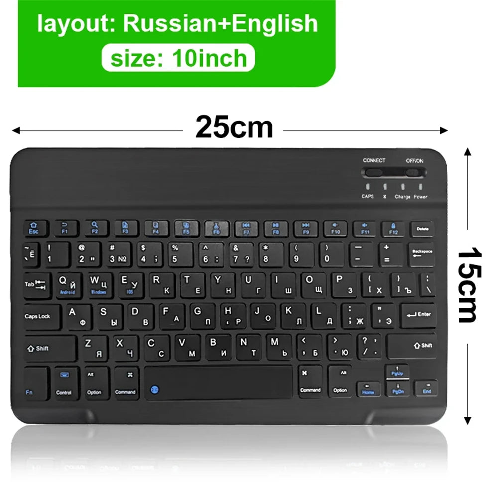 ⌨️🖱️ Bluetooth Wireless Keyboard & Mouse – Συμβατό με iOS, Android, Windows & iPad ✨