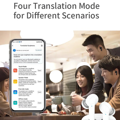 🎧 Intelligent Translate Earbuds – 144 Γλώσσες, 98% Ακρίβεια, AI Real-Time Μετάφραση