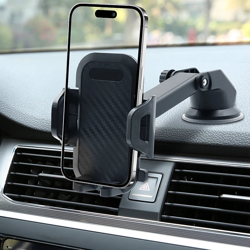 🚗📱 Universal Car Phone Holder – Σταθερό & Ευέλικτο σε Κάθε Διαδρομή! 📱🚗 360° Rotation | Windshield & Dashboard Mount | Strong Suction Cup