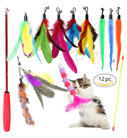 Cat Tunnel & Toys Set 🐱🎪 | Foldable Tent + Mouse Balls 🐭 | Simulation Fish 🐟 | Fun for Kittens & Cats 😸