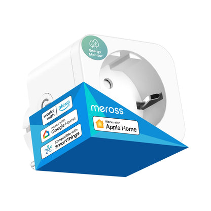 Meross Smart WiFi Plug με Energy Monitor – 16A | Apple HomeKit • Alexa • Google • SmartThings