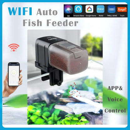 🐠 Ilonda WiFi Smart Fish Feeder – Automatic Aquarium Feeder with App & Voice Control