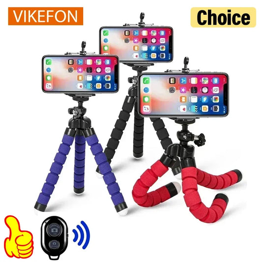 📸 Mini Tripod για Κινητά & Κάμερες – Ευέλικτη Βάση με Κλιπ Στήριξης 🧲📱