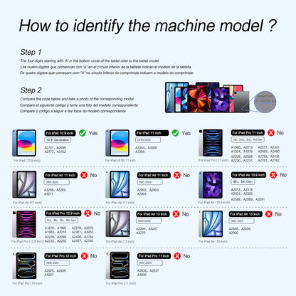 💻✨ Magic Keyboard Case με Backlight & Touchpad για iPad 10th & iPad A16 11th Gen (2025) ✨📱