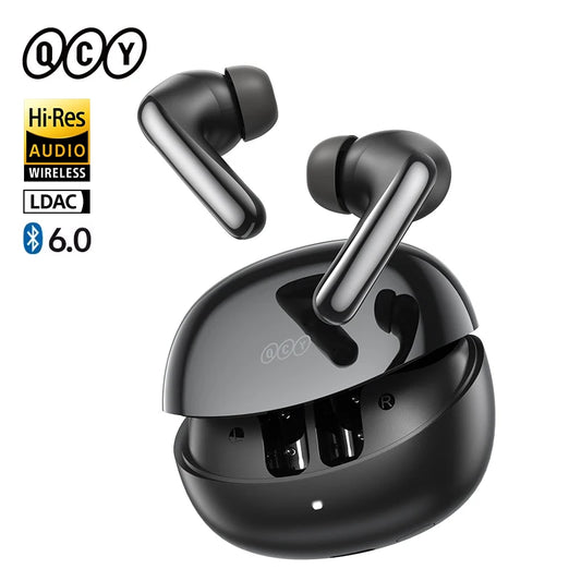 🎧 QCY MeloBuds N60 – Bluetooth 6.0 Earbuds με ANC, LDAC & 45H Αυτονομία