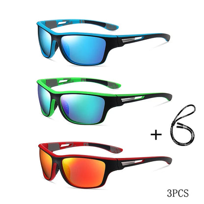 🕶️ Polarized Fishing Sunglasses – Ανδρικά Γυαλιά Ηλίου Οδήγησης & Ψαρέματος με Anti-Slip Rope