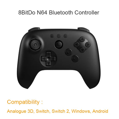 🎮✨ 8BitDo N64 Bluetooth Controller – Retro Gaming Gamepad για Switch, Windows & Android