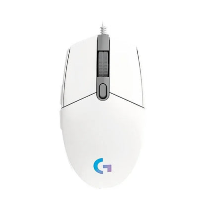 🎮 Logitech G102 RGB Wired Gaming Mouse – 8000 DPI, Rainbow Light Effects, USB για PC/Mac 💡 Ακρίβεια, στυλ & αξιοπιστία Logitech – ιδανικό για gamers & creators
