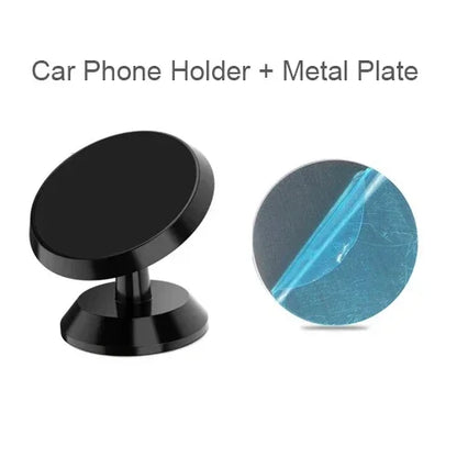 📱🧲 Μαγνητική Βάση Κινητού για Αυτοκίνητο – Universal Car Phone Holder (Περιστρεφόμενη ή Σταθερή) 🚗