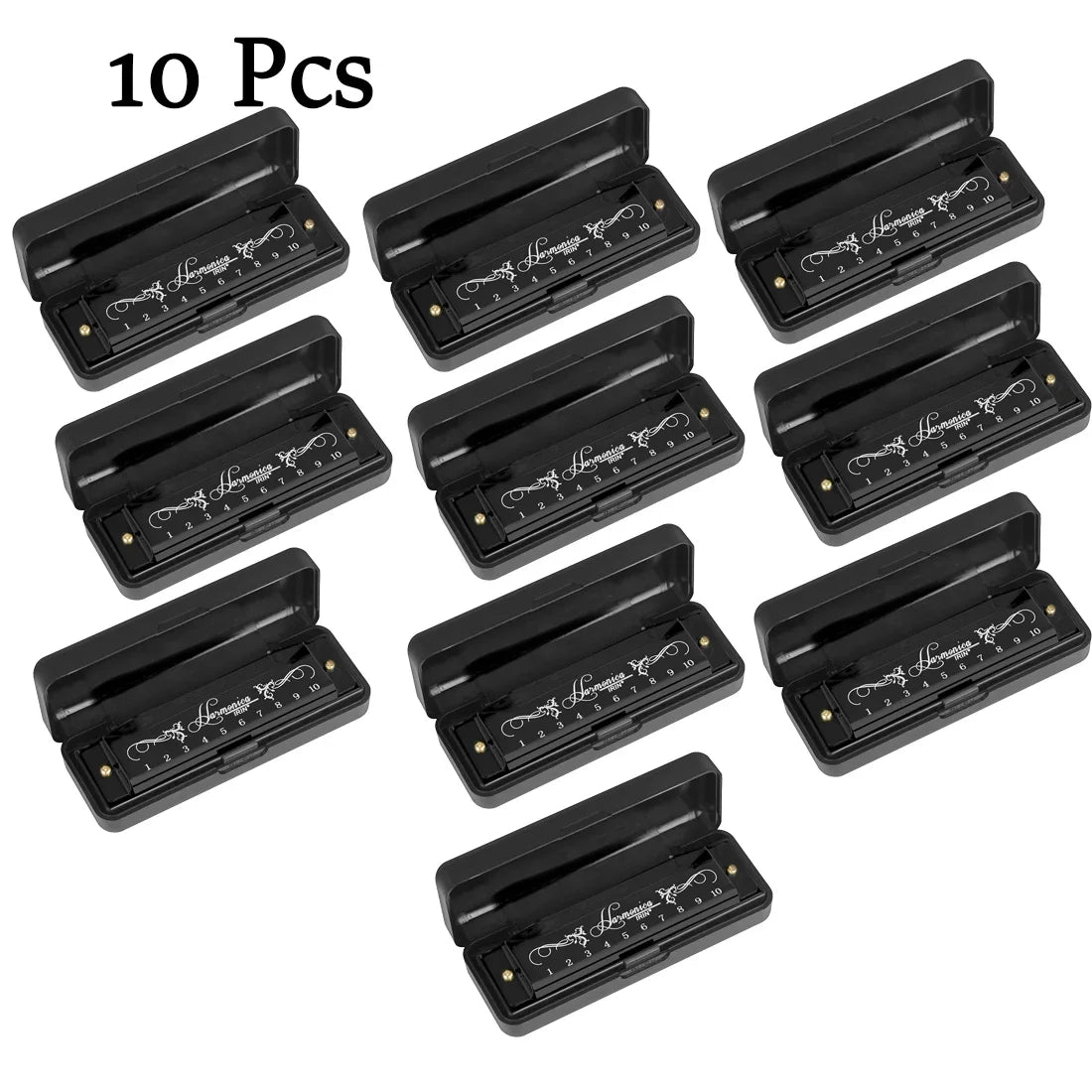 🎵🎶 Harmonica 10 Holes – 20 Notes 🚀 (Key of C – Με Θήκη)