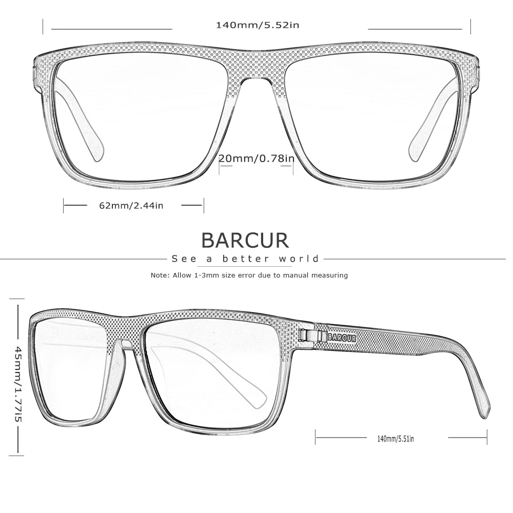 🕶️🌞 BARCUR Polarized Γυαλιά Ηλίου – Ελαφριά TR90 Outdoor Eyewear για Άνδρες & Γυναίκες 🎣✈️