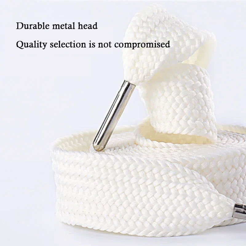 👟✨ Flat Shoelaces 2CM 🚀 (130CM – Classic Sneakers Style)