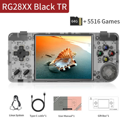 ANBERNIC RG28XX – Retro Handheld Game Console 2.83" IPS • Linux System • 5000+ Retro Games • 3100mAh • HDMI Output