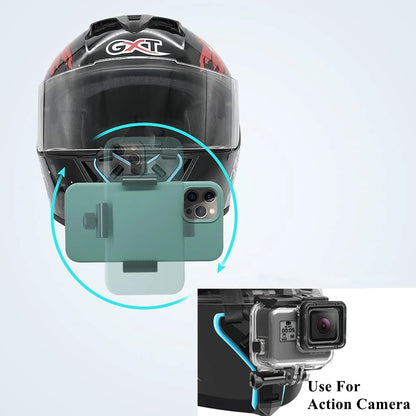 🏍️📷 Βάση Κράνους για GoPro & Smartphone – Universal Strap Mount Holder για Action Cameras & Κινητά 📱🎥