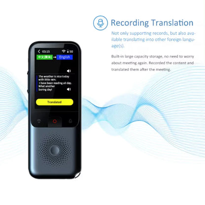 🌍 T11 Portable Audio Translator – 138 Γλώσσες, Online & Offline