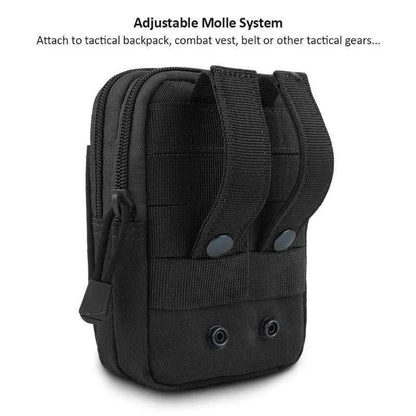 🎒📱 Ανδρική Τσαντάκι Ζώνης – Αδιάβροχο Nylon Molle Pouch με Θήκη Κινητού & Πολυχρηστική Σχεδίαση 🛠️🌲