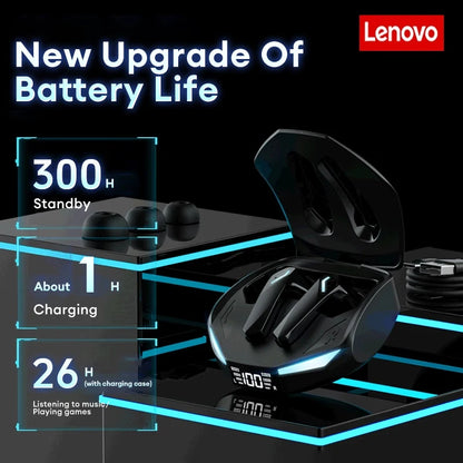 🎧 Lenovo XT53 Ασύρματα Bluetooth 5.4 Earbuds – Gaming Mode, LED Display & Αυτονομία έως 26 Ώρες