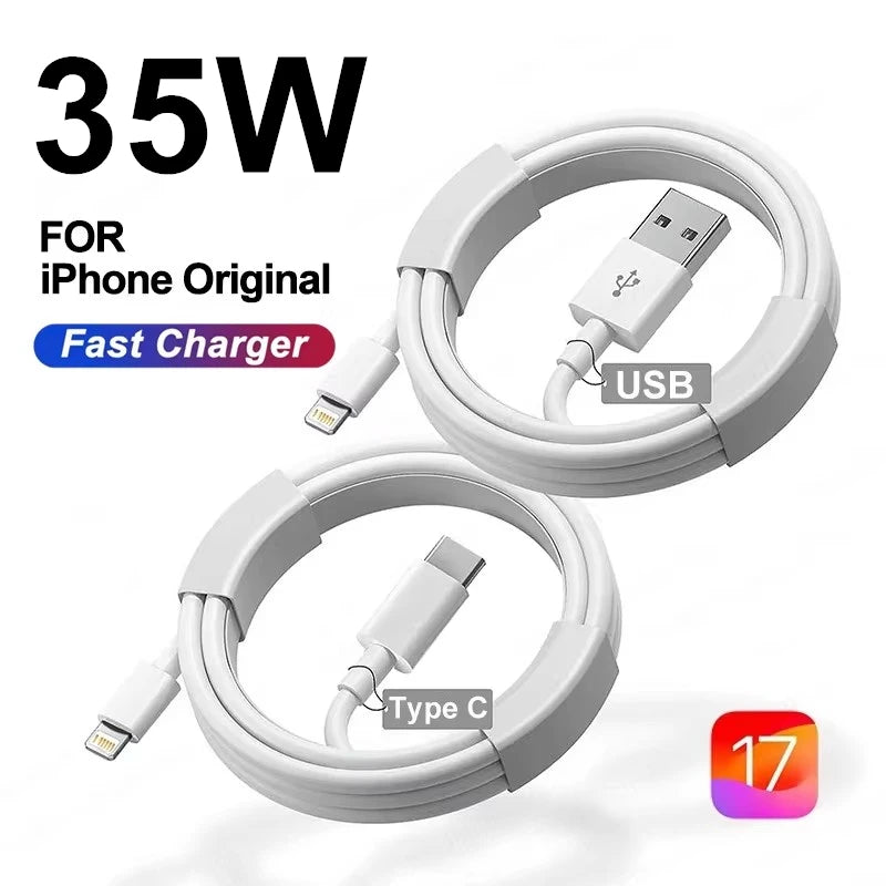 ⚡🔌 35W PD Fast Charging USB-C Cable για iPhone – Γρήγορη & Ασφαλής Φόρτιση