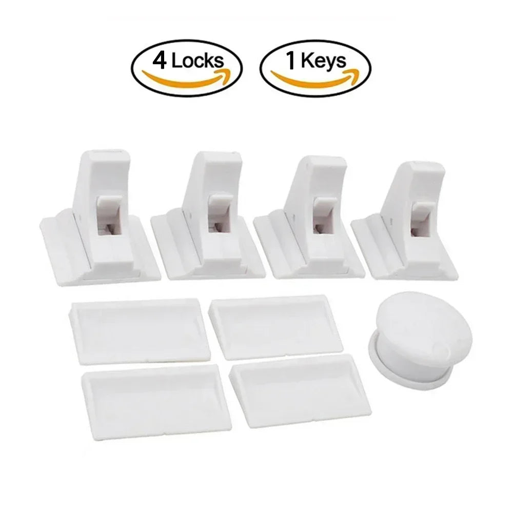 🍼🔒 Baby Proofing Magnetic Drawer Locks 🚀 (Χωρίς Τρυπάνι – Ασφάλεια για Παιδιά)