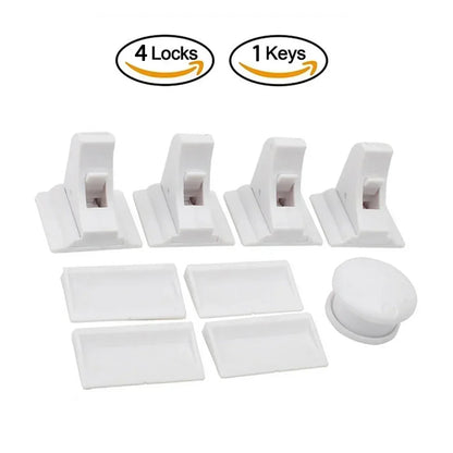 🍼🔒 Baby Proofing Magnetic Drawer Locks 🚀 (Χωρίς Τρυπάνι – Ασφάλεια για Παιδιά)