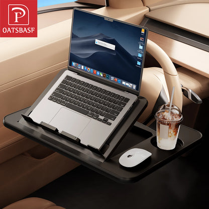 🚗💻 Oatsbasf Car Laptop Desk – Φορητό & Αναδιπλούμενο Τραπέζι για Τιμόνι 🎯