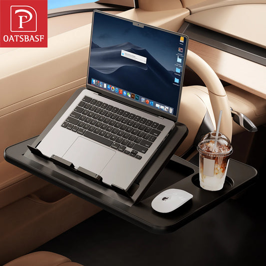 🚗💻 Oatsbasf Car Laptop Desk – Φορητό & Αναδιπλούμενο Τραπέζι για Τιμόνι 🎯