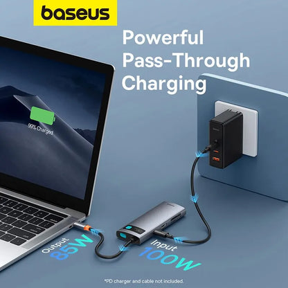 Baseus 7-in-1 Gen 2 USB-C HUB – 4K@60Hz | PD 100W | USB 3.0 | SD/TF