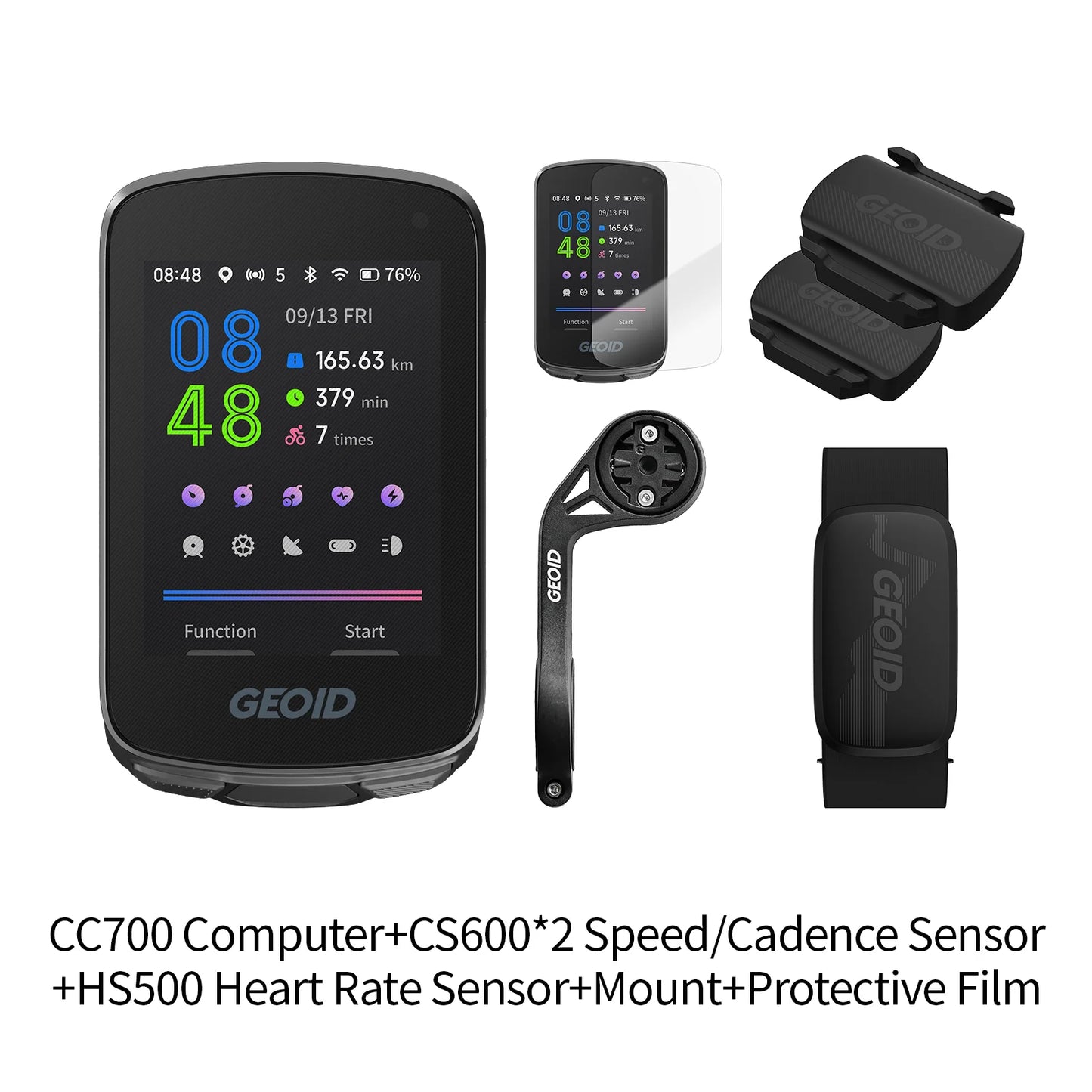 🚴📍 GEOID CC700 GPS Bike Computer – 2.8'' Color Screen με Route Navigation & WiFi