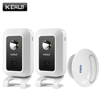 🚪🔔 KERUI M7 Ασύρματο Motion Sensor Doorbell & Alarm 🌙🌟 Κουδούνι Καλωσορίσματος, Συναγερμός & Φωτιστικό Νύχτας