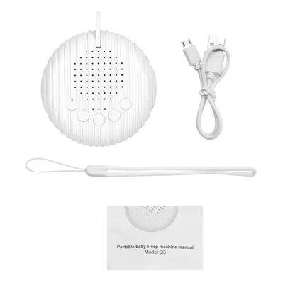 👶🎵 Q3 White Noise Baby Sleep Machine – 10 Ήχοι για Ήρεμο Ύπνο 🎯