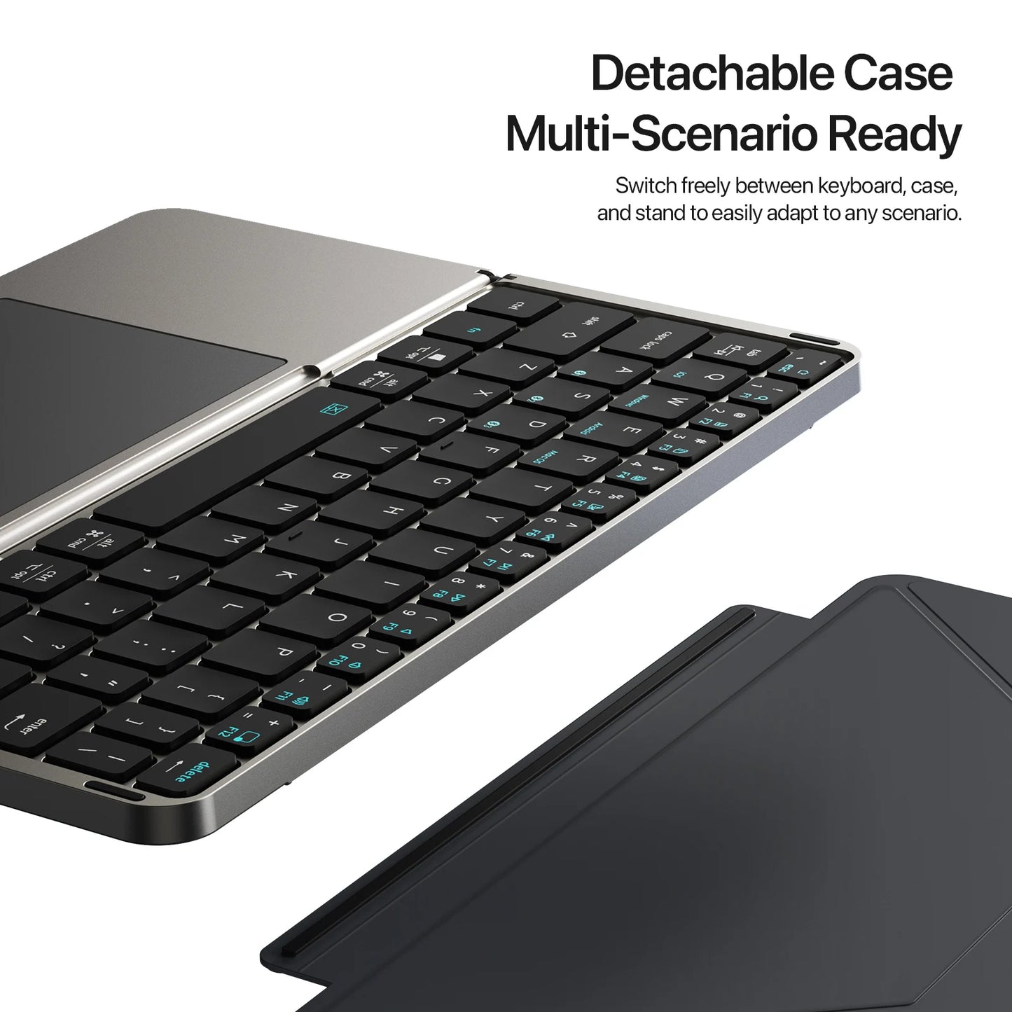 ⌨️📱 Multifunctional Foldable Bluetooth 5.0 Keyboard με Touchpad & Phone Holder