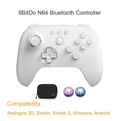 🎮✨ 8BitDo N64 Bluetooth Controller – Retro Gaming Gamepad για Switch, Windows & Android