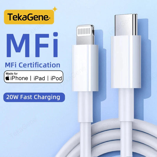 ⚡ PD 3.0 20W Γρήγορος Φορτιστής με Καλώδιο USB-C σε Lightning Η ιδανική λύση για ταχεία και ασφαλή φόρτιση των Apple συσκευών σου! 🍏🔋
