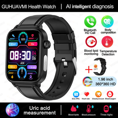 Smart Watch ECG + PPG – Προηγμένο Ρολόι Υγείας & Ευεξίας για Γυναίκες