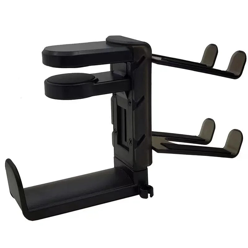 2-in-1 Gaming Headphone & Gamepad Holder – Adjustable Desktop Stand for Headphones and Controller