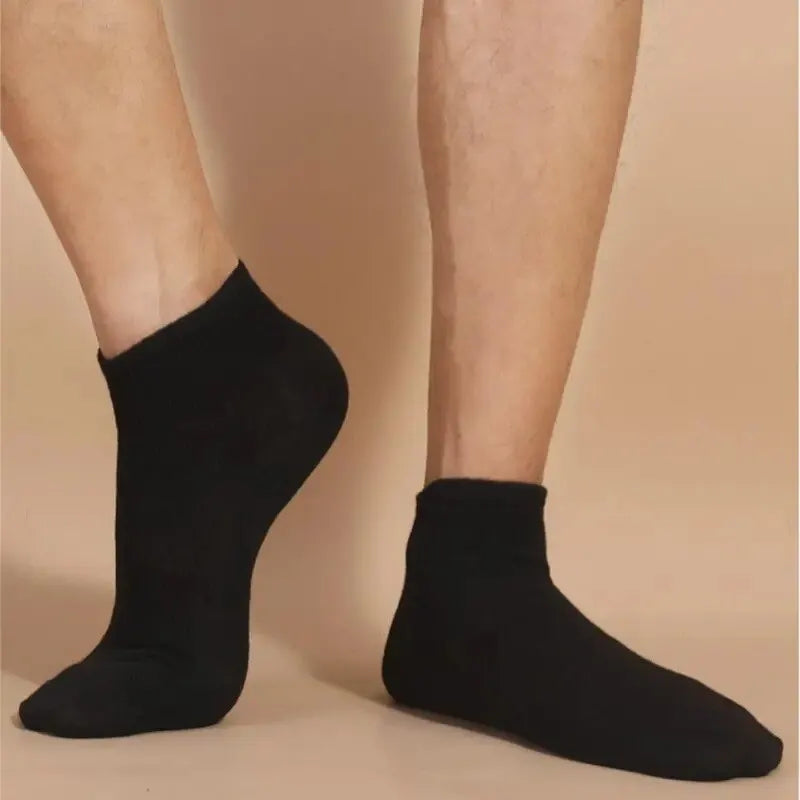 🧦✨ 10 Ζευγάρια Unisex Boat Socks – Άνετες, Αντιιδρωτικές & Αντιοσμικές