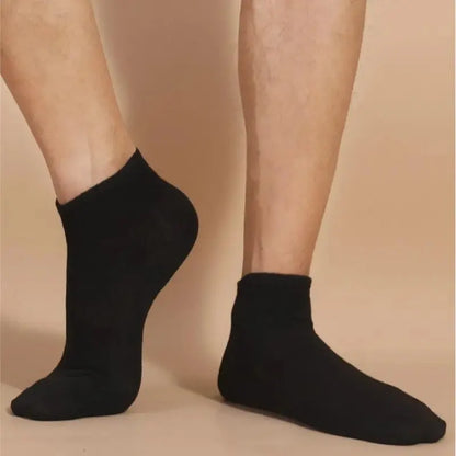 🧦✨ 10 Ζευγάρια Unisex Boat Socks – Άνετες, Αντιιδρωτικές & Αντιοσμικές