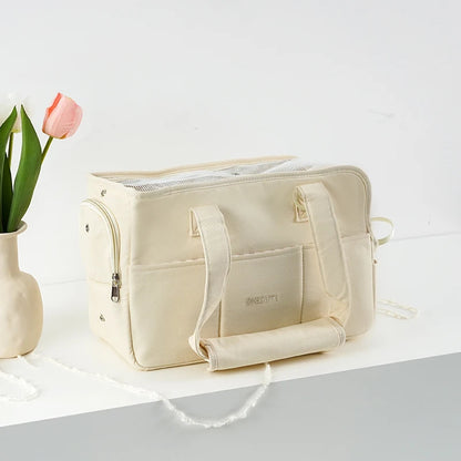 🎒🐾 Portable One-Shoulder Pet Carrier Bag – Τσάντα Ώμου για Μικρούς Σκύλους & Γάτες 🐶🐱 Ιδανική για βόλτες, ταξίδια και καθημερινή χρήση – άνετη & πρακτική για μικρά κατοικίδια!